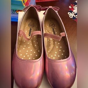 Wonder Nation Shiny Pink Dress Shoes for Kids